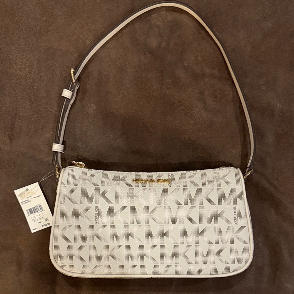 Michael Kors Jet Set Medium Signature Pouchette